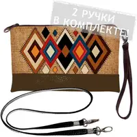 Клатч через плечо 25x15 см (KL_14S019_TBR)