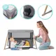 Кровать-манеж 2 в 1 Kinderkraft Movi Grey Wooden (KCMOVI00WOD0000)
