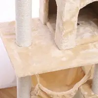 Когтеточка-будиночок для кота Taotaopets 047707 Beige дряпка 140*54*30 см