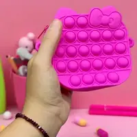 Дитяча сумочка POP IT "Аніме. Санріо - Хелоу Кітті / Hello Kitty", малиновий