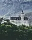 Картина по номерам "Пейзаж на Нойшванштайн" ★★★