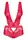 853-TED-3 боди красный Obsessive S/M