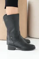 Женские ботинки кожаные зимние черные Emirro 304 (42)