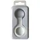 Брелок для AirTag Silicone FULL Key Ring с карабином, White (315019)