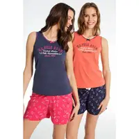 Домашній одяг U.S. Polo Assn - Майка та шорти 15663 сині, M