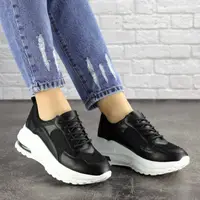 Женские кроссовки Fashion Towser 1677 40 размер 25 см Черный