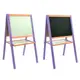 Мольберт Игруша детский двусторонний магнитный 50 см х 40 см сосна. Violet with orange (47799)