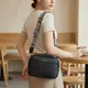 Фактурная сумка для женщин из натуральной кожи Vintage 22659 Черная