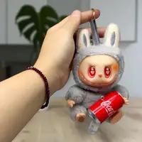 М'яка іграшка "Лабубу-2. Labubu Coca Cola 15 см",  в пакеті і подарунковій коробці
