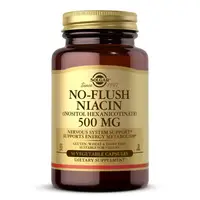Витамины и минералы Solgar No-Flush Niacin 500 mg Inositol Hexanicotinate , 50 вегакапсул