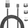 Кабель магнітний USB ХоКо 3 в 1 Lightning Micro USB Type-C SC-350 1.2 м