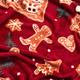 Плед Ardesto Christmas Flannel Имбирные домики ART0121PB 160х200 см