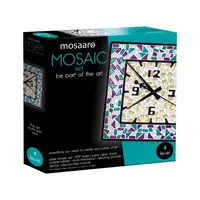 Набор для стеклянной мозаики Mosaaro Часы квадратные (MA4002)