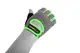 Перчатки для фитнеса PowerPlay PP-2935, Grey/Green XS