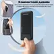 Внешний портативный акумулятор (УМБ) Power Bank Awei P5K 10000mAh Black (8141)