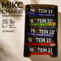Батончик GoOn Protein 33% БЛОК, 24*50 грамм MIX - 3 вкуса