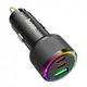 Адаптер автомобильный HOCO Avant-garde car charger NZ17 |2USB/Type-C, 75W/3A, PD/QC|