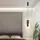 Люстра светодиодная подвесная LED светильник для квартиры на потолок лэд 26502 Черный 55-180х6х18 см.