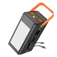 УМБ HOCO Action fully compatible power bank DB49 100000mAh |4USB/Type-C/Lightning, 22.5W/3A, PD/QC|