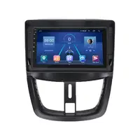 Штатная магнитола 9" Lesko для Peugeot 207 I Рестайлинг 2009-2015 Top 4/32 4G WiFi GPS Пежо