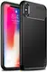 Чехол-накладка Ipaky Carbon Fiber Series/Soft TPU Case Apple iPhone X Black