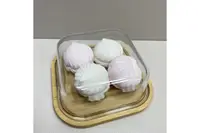 Блюдо з кришкою квадратне Olens Бамбук 102-628 19х19х7, 5 см