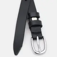 Жіночий ремінь шкіряний Borsa Leather 100v1genw54-black