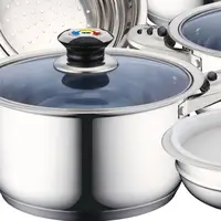 Набор посуды из нержавеющей стали 16 предметов Royalty Line RL-16RGNM
