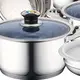 Набор посуды из нержавеющей стали 16 предметов Royalty Line RL-16RGNM