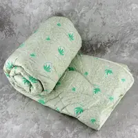 Ковдра закрита холлофайбер ALOE VERA (Мікрофібра) Двоспальна Євро 200х220 55073