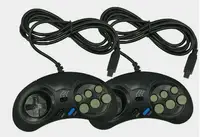 Ігрова приставка 16 bit Sega Mega Drive 2 (Сега Мегарейв) 5 вбудованих ігор, 2 джойстики
