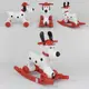 Качалка-каталка 2 в 1 Собачка со съемным поддоном, на колесиках White/Red (77235)