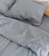 Постельное белье семейное Dushka Home Вареный хлопок 20487 160х215х2 см серое