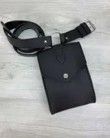 Сумка женская поясная Ида черная