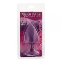 Анальная пробка Purple Silicone Emerald L