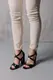 Женские босоножки Fashion Raquel 3997 38 размер 24,5 см Черный