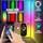 Угловая LED RGB Bluetooth лампа торшер с сенсорным пультом и управление приложением Corner Light