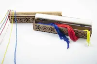 Органайзер для ниток ТМ Embroidery Craft Органайзер-шкатулка під процес волоський горіх 100 отворів OG-001