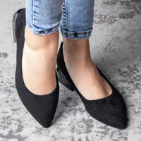 Туфли женские Fashion Baggy 2595 40 размер 25,5 см Черный