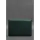 Кожаный чехол для MacBook 14 дюйм Зеленый Crazy Horse