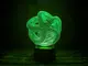 Сменная пластина для 3D ночника "Звезда" 3DTOYSLAMP