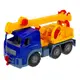 Игрушечная машинка Кран 0572 с выдвижной стрелой Синий