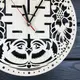 Деревянные настенные часы в китайском стиле «Двойное счастье»
