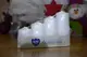 Набір свічок 4 шт. циліндр Bispol AURA Candles Білі (sw50/4-090)