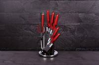 Набор ножей Berlinger Haus MetalliС Line Burgundy Edition BH-2686 8 предметов красный