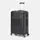 Чемодан средний 4 колеса Ricco Grande T1ABS600black-L