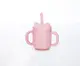 Силіконова чашка дитяча FreeOn з ручками і соломинкою, pink