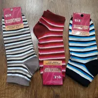 Жіночі середні шкарпетки,бавовна"Житомир Талько",Україна 35-41 Смужки 2