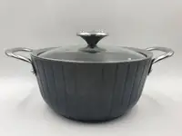 Каструля зі скляною кришкою OMS 3118-20-2,-5-blaСk 20 см 2.5 л чорна