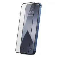 Защитное стекло Baseus для iPhone 12/12 Pro Full-screen and Full-glass (1шт), Black (SGAPIPH61P-KC01)